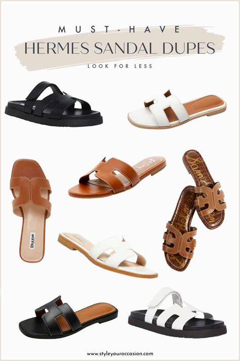 faux hermes sandal|hermes dupe sandals primark.